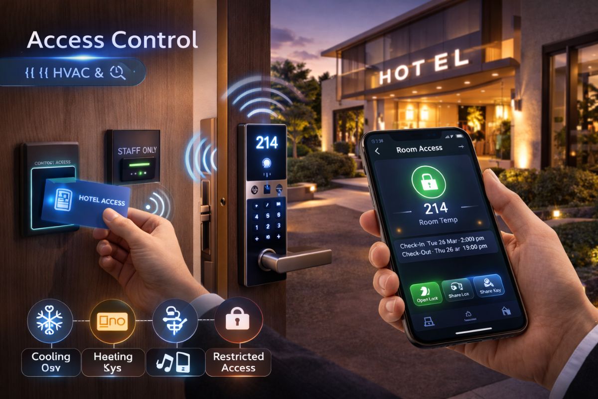 Hotel smart locks and access control